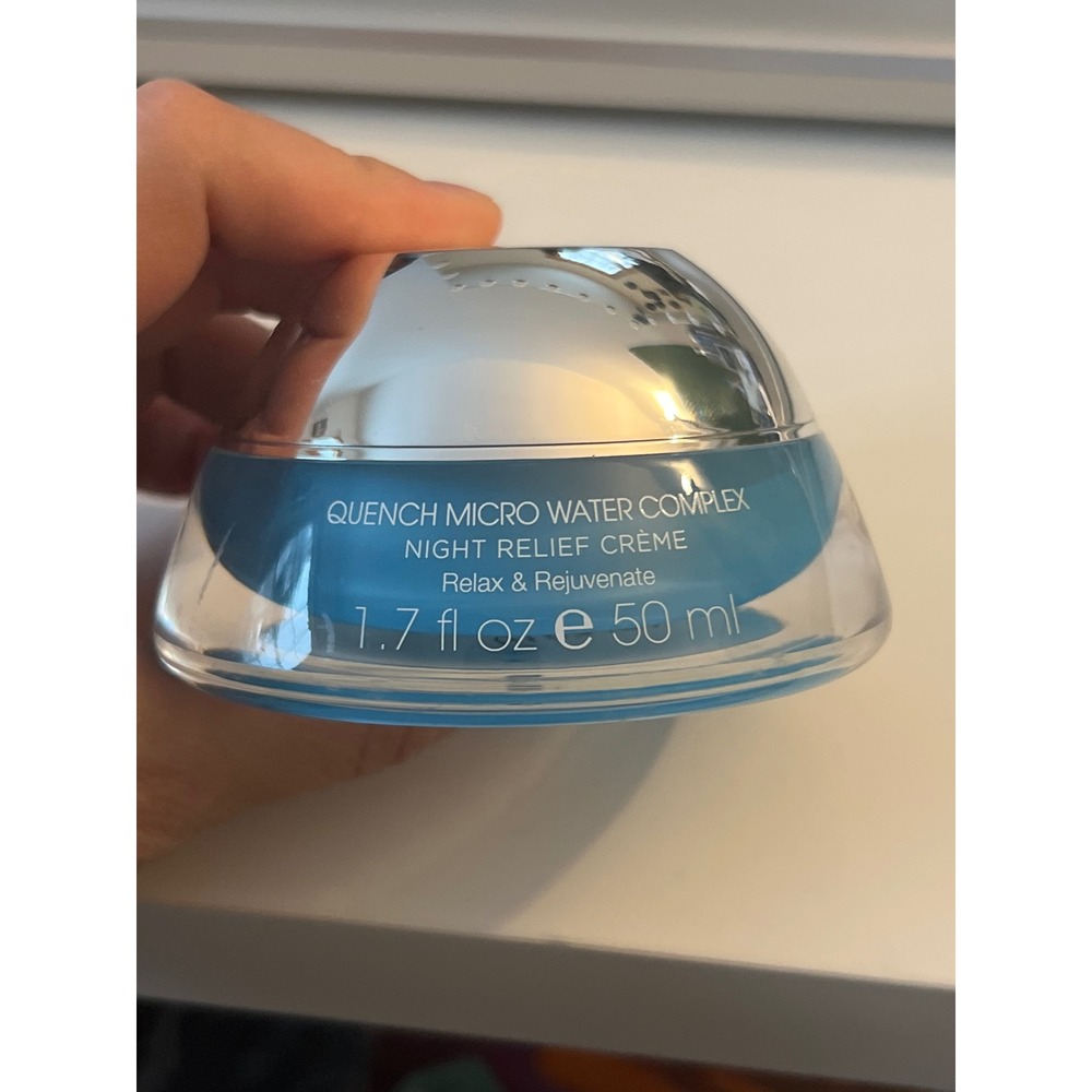 NEW Quench‎ Micro Water Complex Night Relief Creme 1.7 oz 50 ml